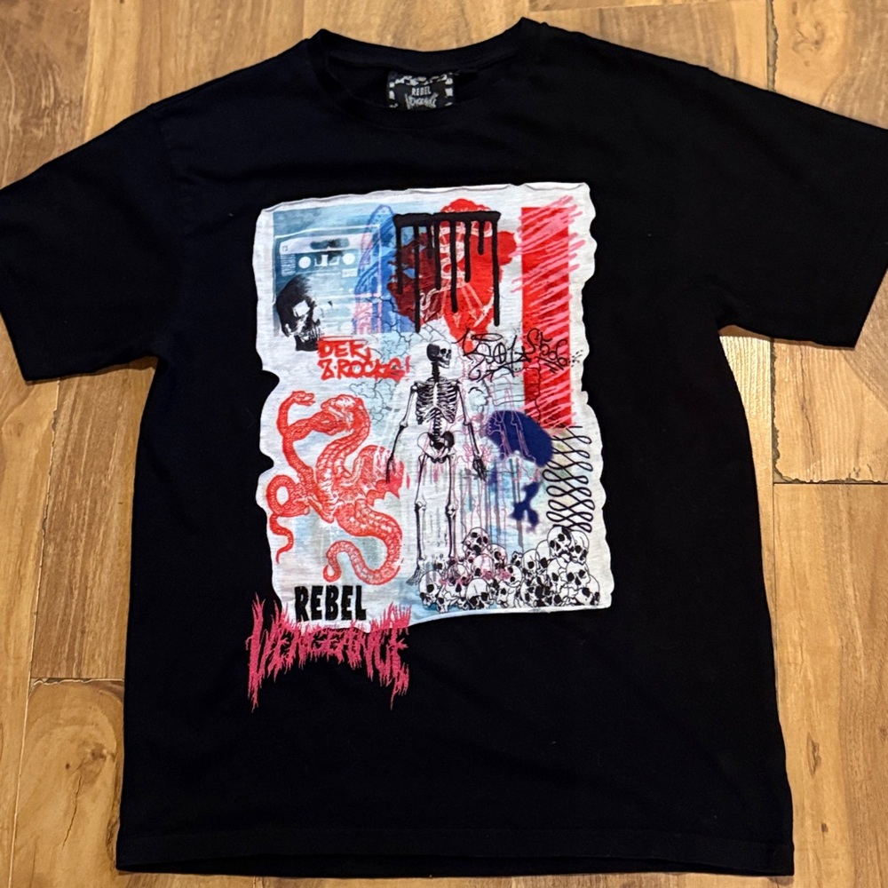 Men's "Rebel Vengeance" T-shirt.